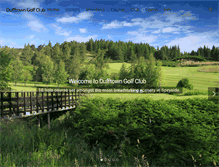 Tablet Screenshot of dufftowngolfclub.com
